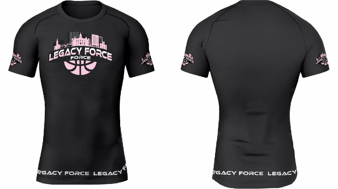 Akeyla Harris small business: Compression shirt - Black