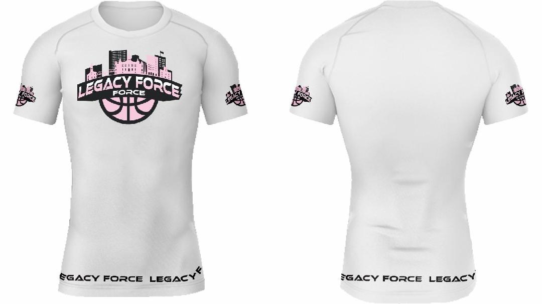 Akeyla Harris small business: Compression shirt - White